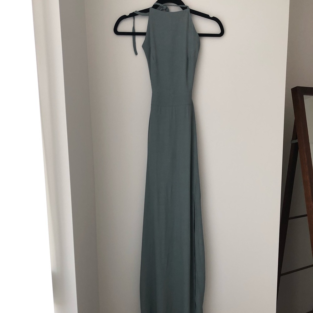 Roe + May Lido Maxi in Sage Crepe